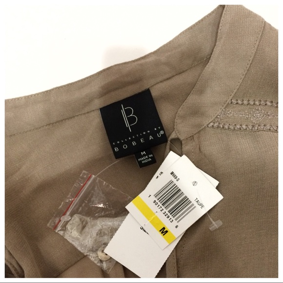 NWT Bobeau Liv Boho 3/4 Sleeve Summer Shirt Dress - Picture 6 of 6